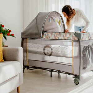 Baby Cot and park and changer