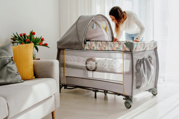 Baby Cot and park and changer